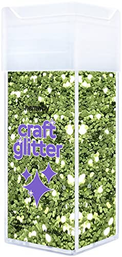 Craft Glitter Shaker Lime Green 110g Super Chunky (3.8 Ounce)