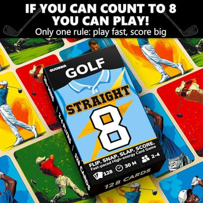Golf Fast Paced Card Game for Kids & Adults
