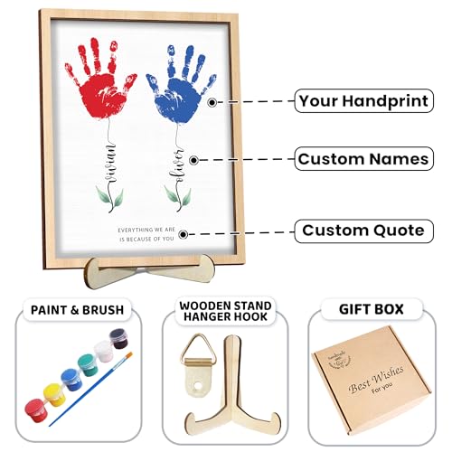 Personalized Mothers Day Handprint Gift
