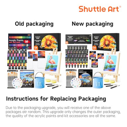 54 Pack Acrylic Paint Set