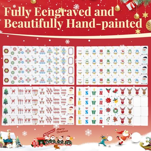 Christmas Mahjong Tiles
