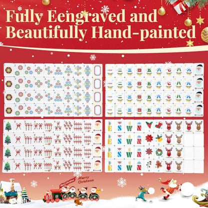 Christmas Mahjong Tiles
