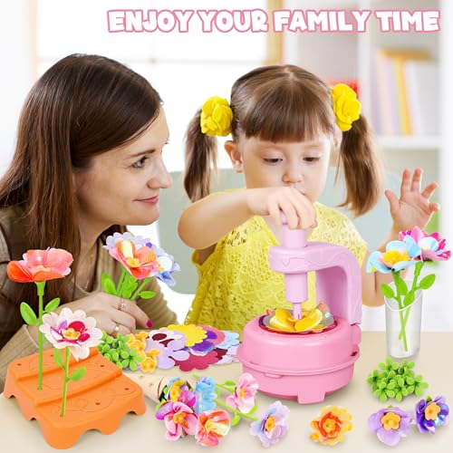 Pink Purple DIY Fabric Flower Bouquet Kit