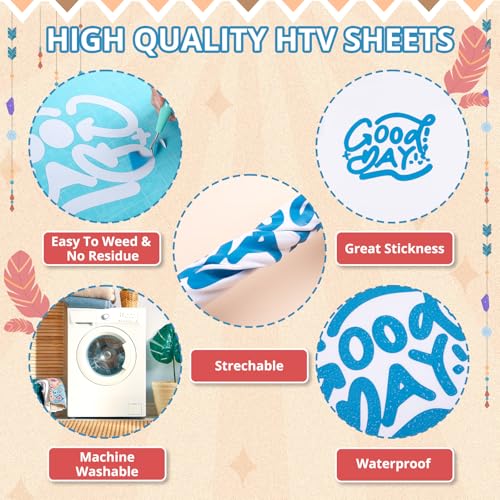 Boho Heat Transfer Vinyl (23 Count)
