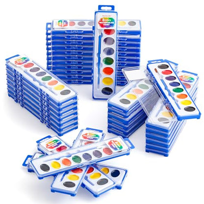 40 Pack Watercolor Paint Set (40 Count)