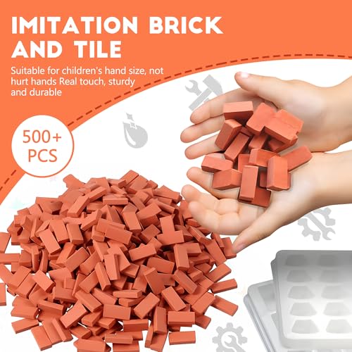 Knight Bricklayer Brick and Mortar Construction Set