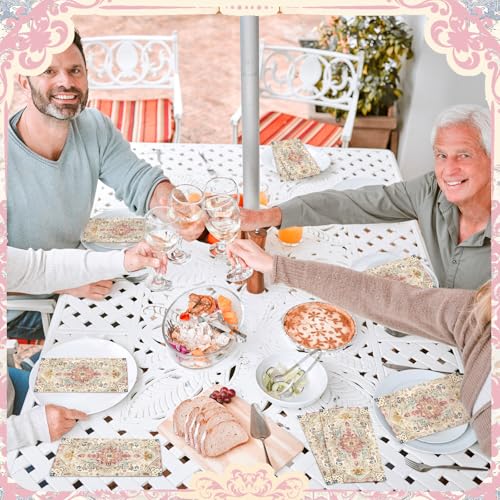 100 Pcs Boho Napkins Paper Guest Towels (100 Count)