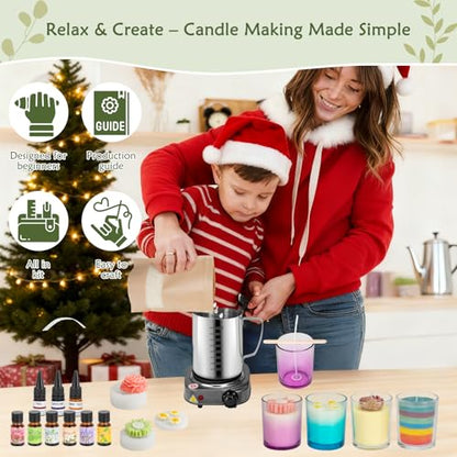 Candle Making Kit for Adults Beginners Full Set DIY Candle Supplies