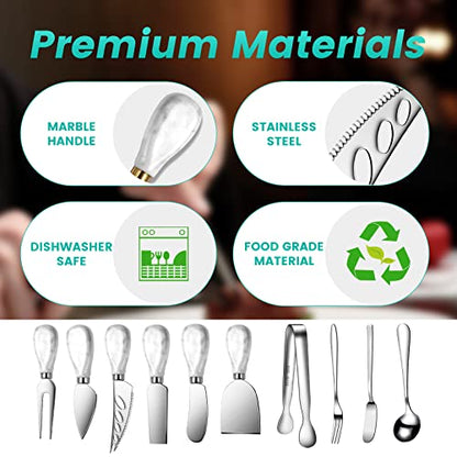 Marble Ceramics Charcuterie Accessories