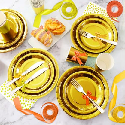 1-1/2 Inch Single-Faced Orange Satin Ribbons for Crafts Gift Wrapping Wedding | 6 Rolls Assorted Ribbons for Flower Bouquet Invitations Bridal Shower Hair Bows Garland Party Decor