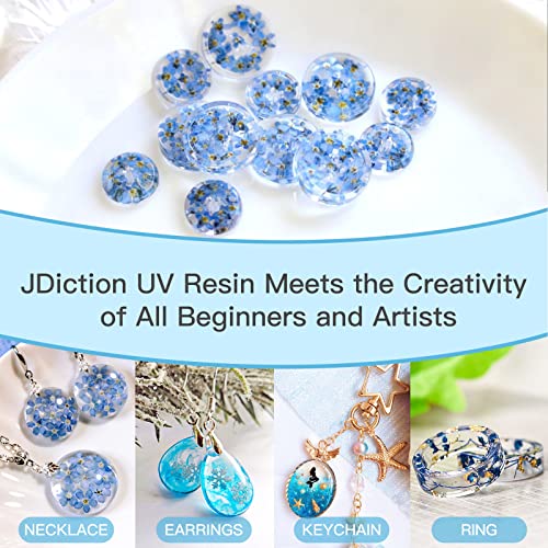 UV Resin 200g New Formula Crystal Clear Resin for Jewelry Making (17.637 Ounce)