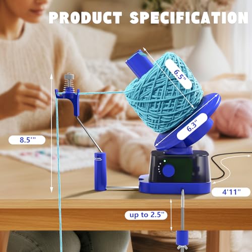 Yarn Winder Electric Yarn Ball Winder for Crocheting