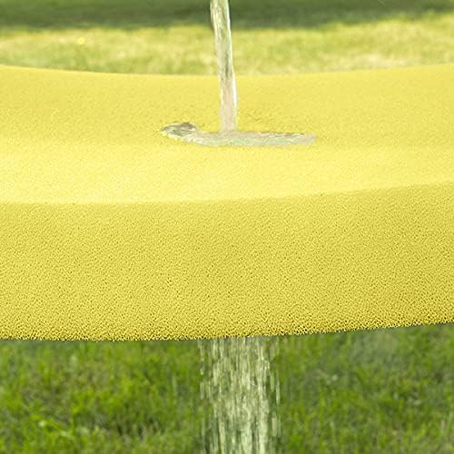 FoamRush 11" x 24" x 24" Water-Resistant Dry Fast Outdoor Upholstery Foam Sheet for Outdoor & Marine Furniture (Chair Cushion Foam for Patio Furniture, Boat Seat Cushion Replacement) - Crafty Corner