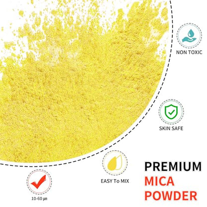 Mica Powder 100g Mica Powder for Epoxy Resin (3.53 Ounce)
