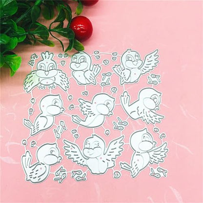 Cutting Dies Metal Stencils Scrapbooking Tools Flowers Lace Frame DIY Embossing Template for Paper Card Making Album Arts Crafts Supplies