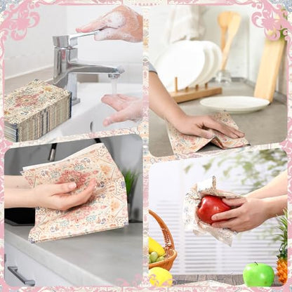 100 Pcs Boho Napkins Paper Guest Towels (100 Count)