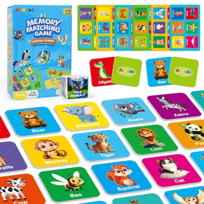 72 PCS Memory Matching Game with Dice
