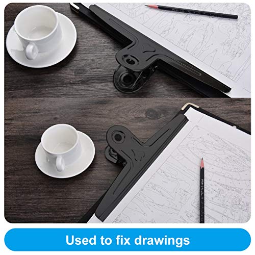 Extra Large Bulldog Clips Black (2 Count)