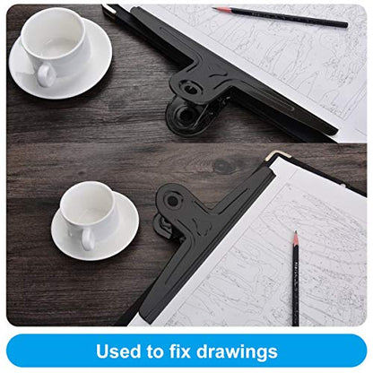 Extra Large Bulldog Clips Black (2 Count)