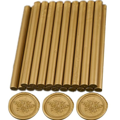 Copper Gold Wax Seal Sticks (20 Count)