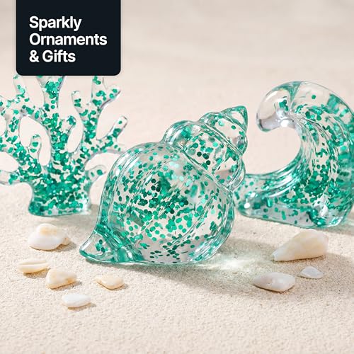 Craft Glitter Shaker Turquoise Blue 110g Super Chunky (3.8 Ounce)