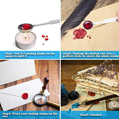 624Pcs Sealing Wax Beads