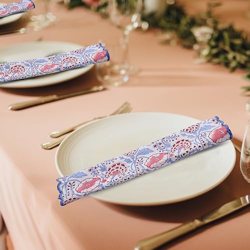 Hand Block Print Cloth Napkins (4.2329 Ounce)