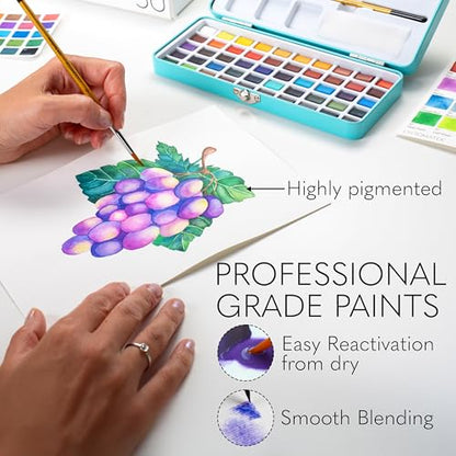 Watercolor Paint Set (128 Count)