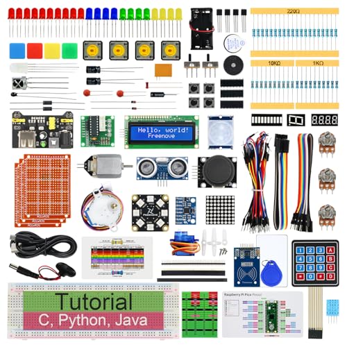 Ultimate Starter Kit for Raspberry Pi Pico 1 2 W (220 Count)