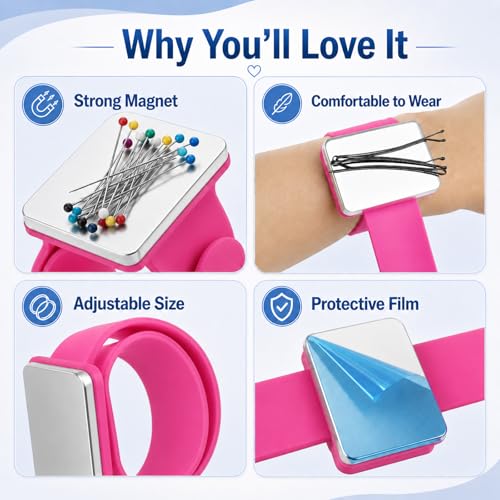 2 Pieces Magnetic Pin Cushion