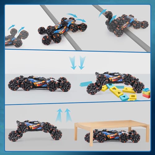 Cool 8 Wheels Hand Controlled rc Stunt Car Toys