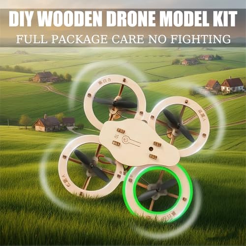 2026 New Diy Wooden Rc Drone Kit