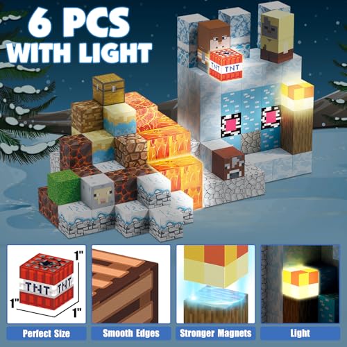 Magnetic Blocks for Kids 3+ (200 Count)