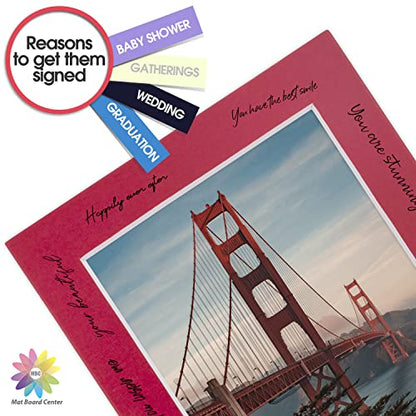 Mat Board Center 10 Pack 5x7 Photo Mats for 4x6 Picture