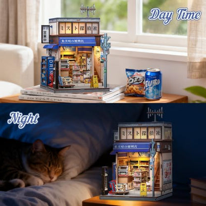 Book Nook Kit DIY Miniature House Japanese Convenience Store