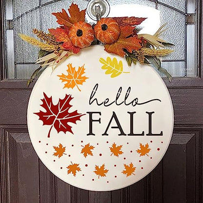 Fall Stencils for Painting on Wood 12" Fall Stencils for Crafts Reusable (9 Count)