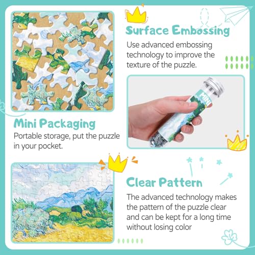 150 Pieces Mini Jigsaw Puzzles for Adults & Kids