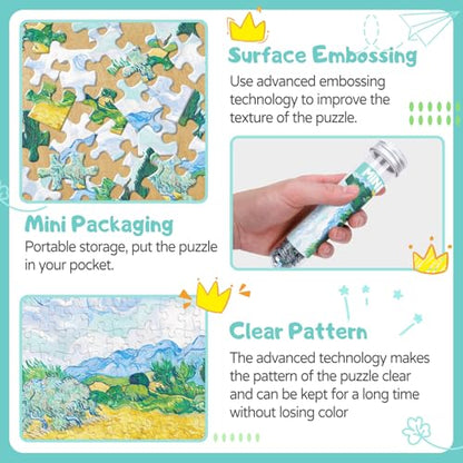 150 Pieces Mini Jigsaw Puzzles for Adults & Kids