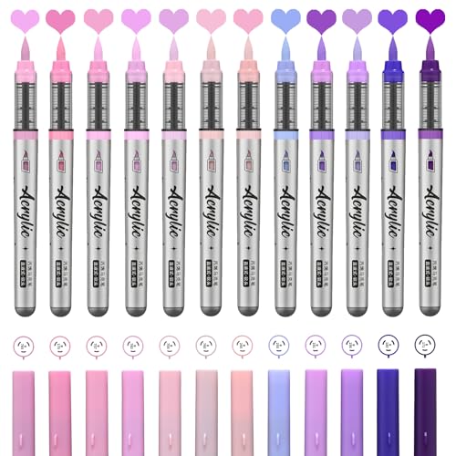 Purple Pink Acrylic Paint Pens