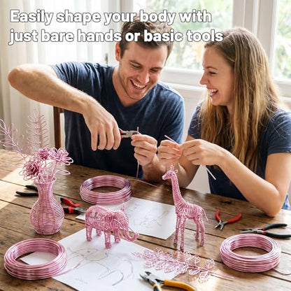 50ft 9 Gauge 3mm Aluminum Armature Wire Bendable for Sculpting (50 Foot)