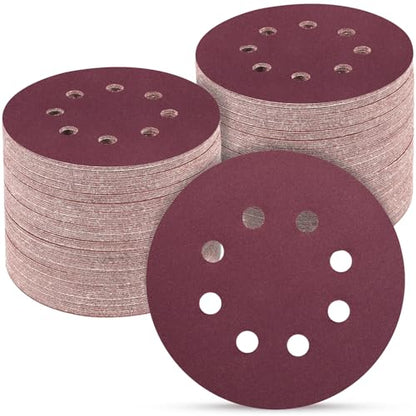 100PCS 5 Inch Sanding Discs 1200 Grit Sandpaper for Orbital Sander (100 Count)