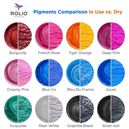 Premium Mica Powder Pearlescent Set (24 Count)