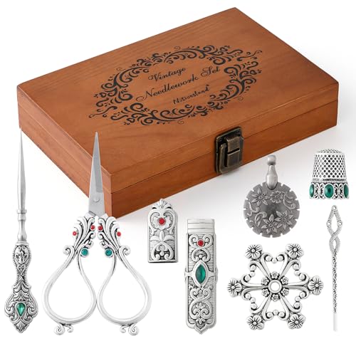 Vintage Embroidery Scissors Kit (21 Count)