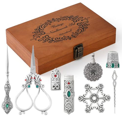Vintage Embroidery Scissors Kit (21 Count)
