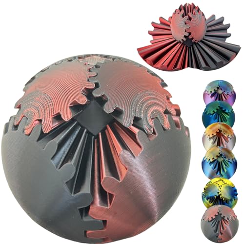 Gear Ball 3D Printed Spin Ball Cube Fidget Toys