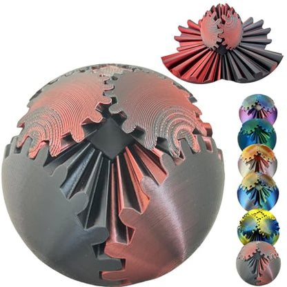 Gear Ball 3D Printed Spin Ball Cube Fidget Toys