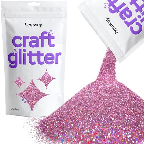 Craft Glitter Pink Holographic 100g Ultrafine Glitter (3.5 Ounce)