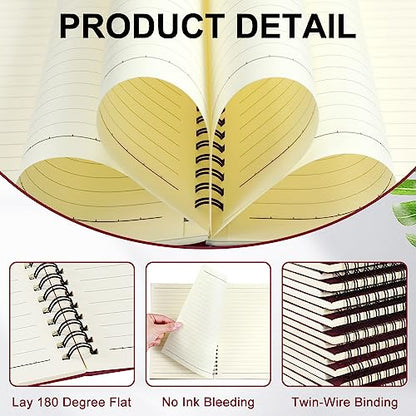 18 Pcs Spiral Notebooks