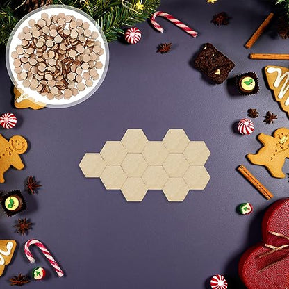 Hexagon Wood Pieces