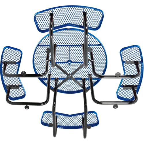 46 inch Expanded Metal Round Picnic Table